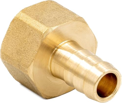 Messing Schlauchtülle 20 mm x 3/4" IG Innengewinde – Schlauchverbinder für Garten & Technik von KNM TRADE