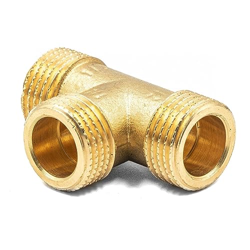 Messing T-Stück 1" AG x AG x AG – Robuster T-Verteiler für Wasser- & Heizungsinstallation – Hochwertiges Rohrfitting, 10 bar, 120°C Messing T-Stück 1" AG x AG x AG – Robuster T-Verteiler für Wasser- & Heizungsinstallation – Hochwertiges Rohrfitting, 10 bar, 120°C von KNM TRADE