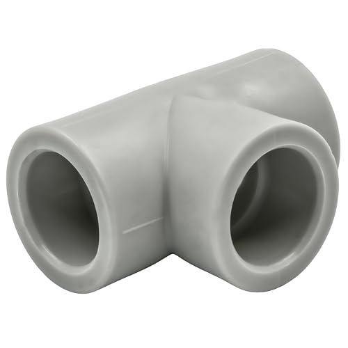 PP-R 20 25 32 40 Schweißtechnik PP-R Bogen T-Stück Muffe Bypass Übergang Winkel (T-Stück 90°C IG - IG - IG, 25 mm) von KNM TRADE