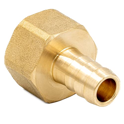 Messing Schlauchtülle 12 mm x 1/2" IG Innengewinde – Schlauchverbinder für Garten & Technik von KNM TRADE