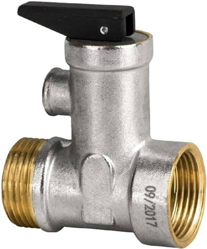 Sicherheitsventil, 7 bar, Außengewinde - Innengewinde (1/2") von KNM TRADE