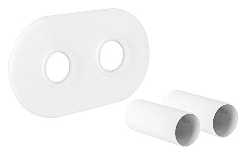 Verblendungsset mit doppelter Rosette und Hülsen in Weiss Verblendungsset mit doppelter Rosette und Hülsen in Weiss von KNM TRADE