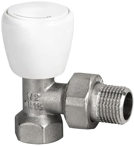 Zulauf Ventil 1/2” Eckform - 10 Bar 120°C Heizkörper Ventil von KNM TRADE