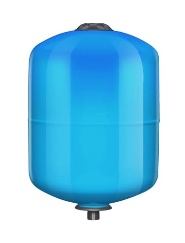 Ausdehnungsgefäß für Trinkwasser 18 Liter - Blau Druckbehälter mit Membran für Hauswasseranlagen - Langlebig und Sicher von KNM TRADE