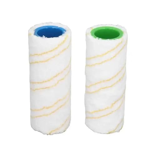 Handstaubsauger Mikrofaser Waschbar Nass Trocken Bürste Rolle Hauptbürste Teile Zubehör, Kompatibel for Kärcher, FC3 FC3D FC5 FC5D FC7 Staubsauger Zubehör(Set1) von KNNGZTSSR