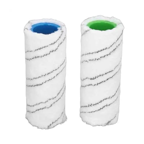 Handstaubsauger Mikrofaser Waschbar Nass Trocken Bürste Rolle Hauptbürste Teile Zubehör, Kompatibel for Kärcher, FC3 FC3D FC5 FC5D FC7 Staubsauger Zubehör(Set2) von KNNGZTSSR