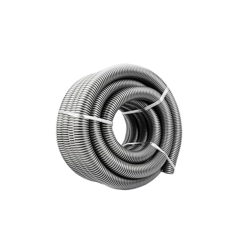 Innen 38 mm, außen 45 mm, EVA-Haushaltsstaubsauger-Gewindeschlauch, Strohhalme, weiche Rohre, Balg, Vakuumröhrenzubehör, graue Teile, Staubsauger-Ersatzschlauch(Gray-8m) von KNNGZTSSR