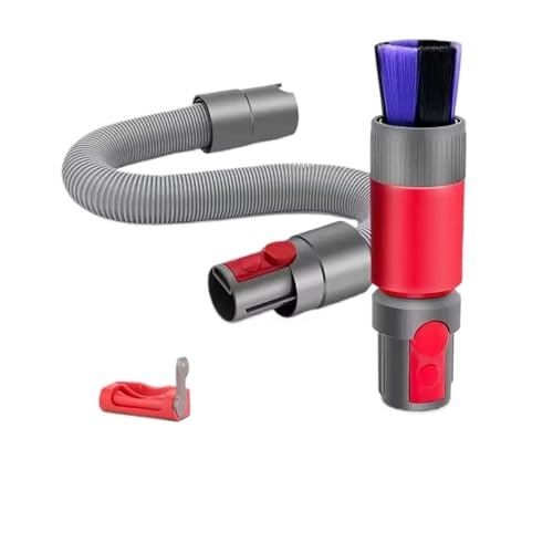 Kratzfreie Staubbürste, flexibler Verlängerungsschlauchaufsatz, kompatibel mit Dyson, V7, V8, V10, V11, V15, Staubsauger-Ersatzteile, Staubsauger-Ersatzschlauch(A-2PCS) von KNNGZTSSR