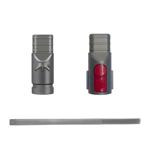 Staubsauger-Ersatzschlauch-Trockner-Entlüftungsreiniger-Set, kompatibel mit Dyson, V6 V7 V8 V10 V11 V12 V15, Staubsaugerschlauch-Aufsatz, Trockner, Staubsauger-Fusselreiniger von KNNGZTSSR
