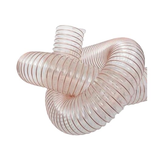 Wandstärke des PU-Rohrs: 0,93 mm, transparenter, teleskopischer Vakuumschlauch aus kupferbeschichtetem Stahldraht for die Holzbearbeitung, 1 m, Ersatzschlauch for Staubsauger(1.0M_63MMX0.93MM) von KNNGZTSSR