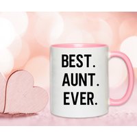 Beste Tante Ever Tasse, Tasse Für Tante, Geschenk Geschenk, Kaffeetasse, Neue von KNNewDesigns