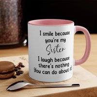 Schwester Tasse, Geschenk, Geschenk Für Schwester, Kaffeetasse, Geschenke Lustiges Tasse Lustig von KNNewDesigns