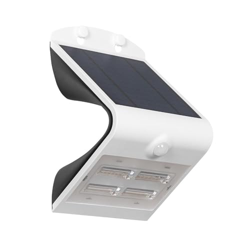 KNOBLOCH Solarleuchte LEONARDO LED | Dämmerungssensor (Weiß) von KNOBLOCH