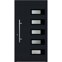 KNOCK Flügelüberdeckende Kunstoff-Haustür »Terra«, anthrazit - grau KNOCK Flügelüberdeckende Kunstoff-Haustür »Terra«, anthrazit - grau von KNOCK