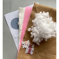 Make Your Own Baby Mobile Kit Bär Ornament Diy Babyzimmer Neu Geschenk Filz Waldland von KNOPAtoys