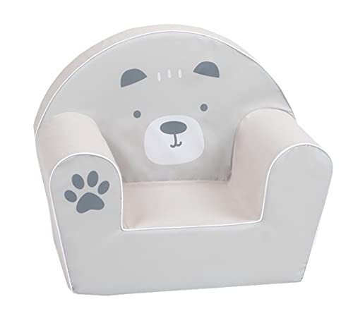 Knorrtoys 68380-Kindersessel-Bär Paul, Baumwolle, Weiß von KNORRTOYS.COM