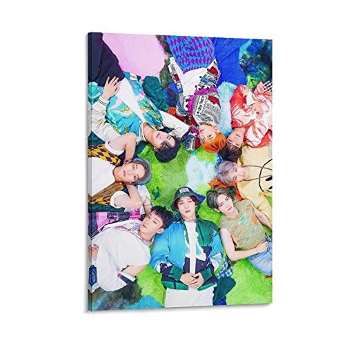 ATEEZ Boy Idol Poster Dekorative Malerei Leinwand Wandkunst Wohnzimmer Poster Schlafzimmer Malerei, Leinwand Kunst Poster Und Wandkunst Bilddruck Moderne Familienzimmer Dekor 16x24inch(40x60cm) von KNOTSS