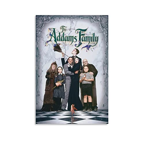 Addams Family 1991 Poster Dekorative Malerei Leinwand Wandkunst Wohnzimmer Poster Schlafzimmer Malerei, Leinwand Kunst Poster Und Wandkunst Bilddruck Moderne Familienzimmer Dekor 16x24inch(40x60cm) von KNOTSS