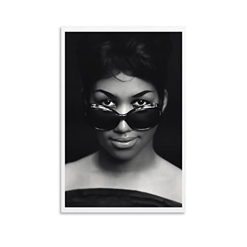 Aretha Franklin Poster Dekorative Malerei Leinwand Wandkunst Wohnzimmer Poster Schlafzimmer Malerei, Leinwand Kunst Poster Und Wandkunst Bilddruck Moderne Familienzimmer Dekor 12x18inch(30x45cm) von KNOTSS