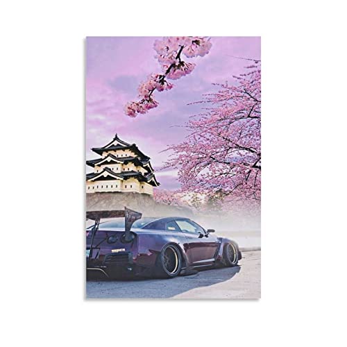 Car Poster The JDM Elite Poster Dekorative Malerei Leinwand Wandkunst Wohnzimmer Poster Schlafzimmer Malerei, Leinwand Kunst Poster Und Wandkunst Bilddruck Moderne Familienzimmer Dekor 12x18inch(30x45 von KNOTSS