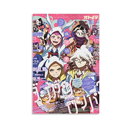 Danganronpa Anime Poster Dekorative Malerei Leinwand Wandkunst Wohnzimmer Poster Schlafzimmer Malerei, Leinwand Kunst Poster Und Wandkunst Bilddruck Moderne Familienzimmer Dekor 16x24inch(40x60cm) von KNOTSS