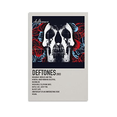 Deftones 2013 Poster Dekorative Malerei Leinwand Wandkunst Wohnzimmer Poster Schlafzimmer Malerei, Leinwand Kunst Poster Und Wandkunst Bilddruck Moderne Familienzimmer Dekor 12x18inch(30x45cm) von KNOTSS