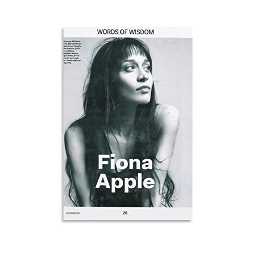 Fiona Apple Poster Dekorative Malerei Leinwand Wandkunst Wohnzimmer Poster Schlafzimmer Malerei, Leinwand Kunst Poster Und Wandkunst Bilddruck Moderne Familienzimmer Dekor 16x24inch(40x60cm) von KNOTSS
