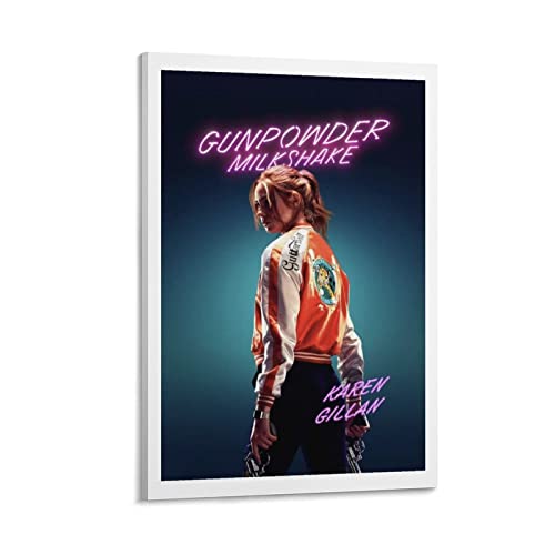 Gunpowder Milkshake Poster Dekorative Malerei Leinwand Wandkunst Wohnzimmer Poster Schlafzimmer Malerei, Leinwand Kunst Poster Und Wandkunst Bilddruck Moderne Familienzimmer Dekor 12x18inch(30x45cm) von KNOTSS