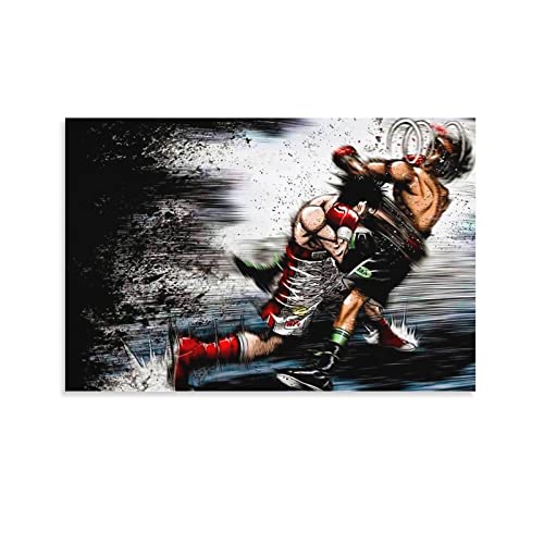 KNOTSS Anime Poster Hajime No Ippo Dekorative Malerei Leinwand Wandkunst Wohnzimmer Schlafzimmer Malerei, Leinwand Kunst Poster Wandkunst Bilddruck Modernes Familienzimmer Dekor 12x18 von KNOTSS