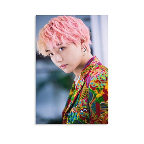 Kim Taehyung Poster Dekorative Malerei Leinwand Wandkunst Wohnzimmer Poster Schlafzimmer Malerei, Leinwand Kunst Poster Und Wandkunst Bilddruck Moderne Familienzimmer Dekor 12x18inch(30x45cm) von KNOTSS