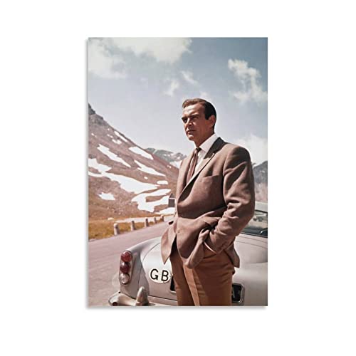 Movie James Bond Poster Dekorative Malerei Leinwand Wandkunst Wohnzimmer Poster Schlafzimmer Malerei, Leinwand Kunst Poster Und Wandkunst Bilddruck Moderne Familienzimmer Dekor 12x18inch(30x45cm) von KNOTSS