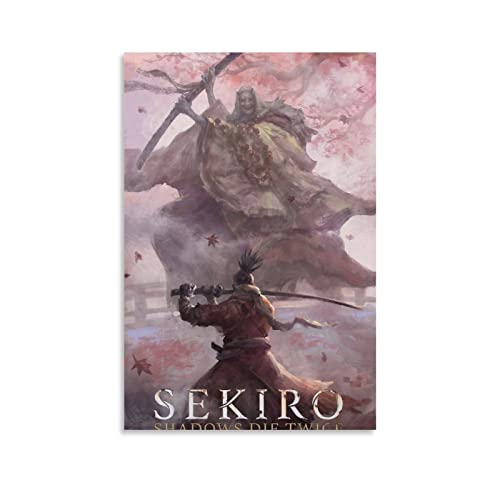 Sekiro Anime Art Poster Dekorative Malerei Leinwand Wandkunst Wohnzimmer Poster Schlafzimmer Malerei, Leinwand Kunst Poster Und Wandkunst Bilddruck Moderne Familienzimmer Dekor 16x24inch(40x60cm) von KNOTSS