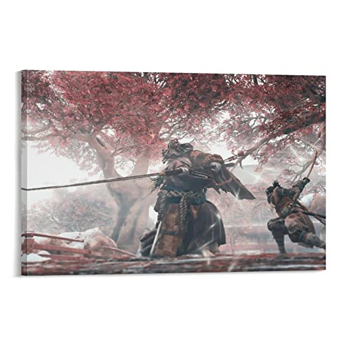 Sekiro-shadows-die-twice-video-game-4k-td Poster Dekorative Malerei Leinwand Wandkunst Wohnzimmer Poster Schlafzimmer Malerei, Leinwand Kunst Poster Und Wandkunst Bilddruck Moderne Familienzimmer Deko von KNOTSS