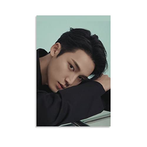 Seventeen Idol Group Mingyu Poster Dekorative Malerei Leinwand Wandkunst Wohnzimmer Poster Schlafzimmer Malerei, Leinwand Kunst Poster Und Wandkunst Bilddruck Moderne Familienzimmer Dekor 12x18inch(30 von KNOTSS