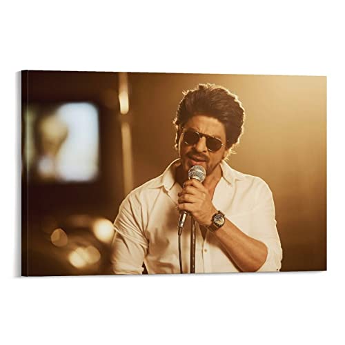 Shahrukh Khan Outstanding Star Poster Dekorative Malerei Leinwand Wandkunst Wohnzimmer Poster Schlafzimmer Malerei, Leinwand Kunst Poster Und Wandkunst Bilddruck Moderne Familienzimmer Dekor 12x18inch von KNOTSS