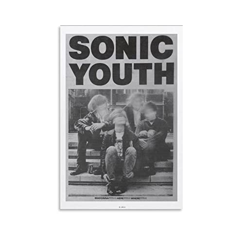 Sonic_youth Poster Dekorative Malerei Leinwand Wandkunst Wohnzimmer Poster Schlafzimmer Malerei, Leinwand Kunst Poster Und Wandkunst Bilddruck Moderne Familienzimmer Dekor 12x18inch(30x45cm) von KNOTSS