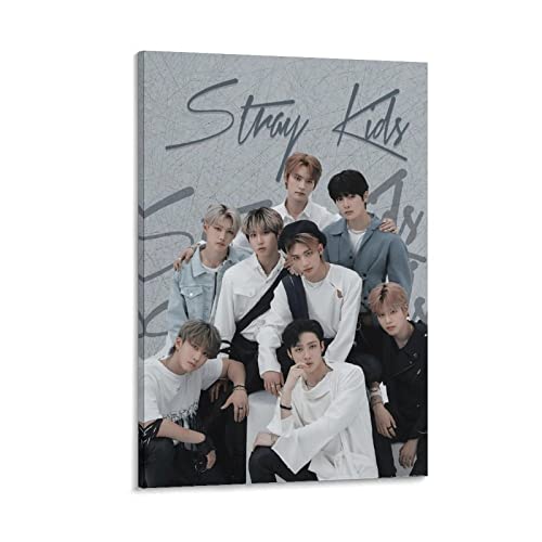 Stray Kids V2 Poster Dekorative Malerei Leinwand Wandkunst Wohnzimmer Poster Schlafzimmer Malerei, Leinwand Kunst Poster Und Wandkunst Bilddruck Moderne Familienzimmer Dekor 16x24inch(40x60cm) von KNOTSS