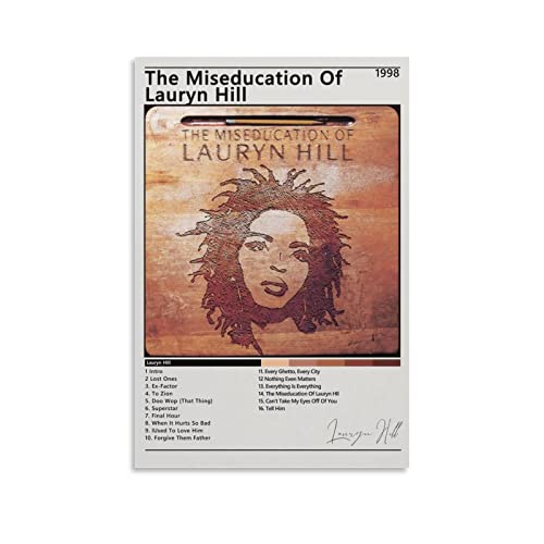 The Miseducation of Lauryn Hill Art Poster Dekorative Malerei Leinwand Wandkunst Wohnzimmer Poster Schlafzimmer Malerei, Leinwand Kunst Poster Und Wandkunst Bilddruck Moderne Familienzimmer Dekor 20x3 von KNOTSS