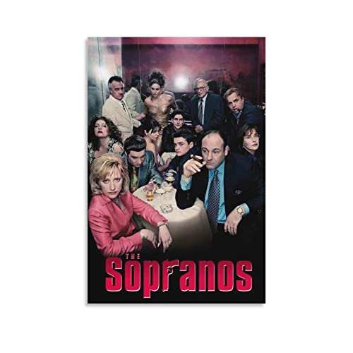 The Sopranos TV Art Poster Dekorative Malerei Leinwand Wandkunst Wohnzimmer Poster Schlafzimmer Malerei, Leinwand Kunst Poster Und Wandkunst Bilddruck Moderne Familienzimmer Dekor 12x18inch(30x45cm) von KNOTSS