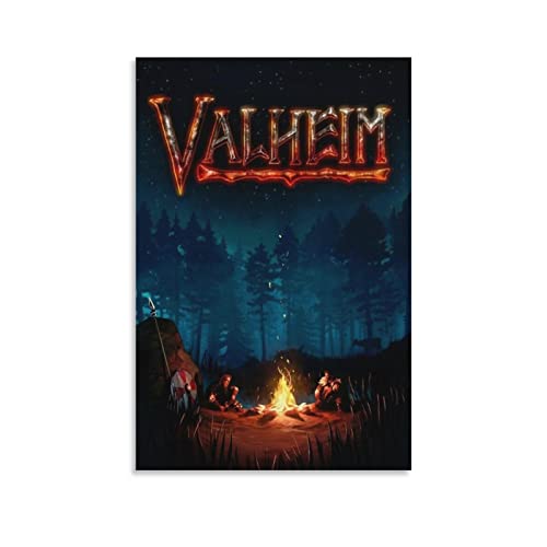 Valheim Poster Dekorative Malerei Leinwand Wandkunst Wohnzimmer Poster Schlafzimmer Malerei, Leinwand Kunst Poster Und Wandkunst Bilddruck Moderne Familienzimmer Dekor 12x18inch(30x45cm) von KNOTSS