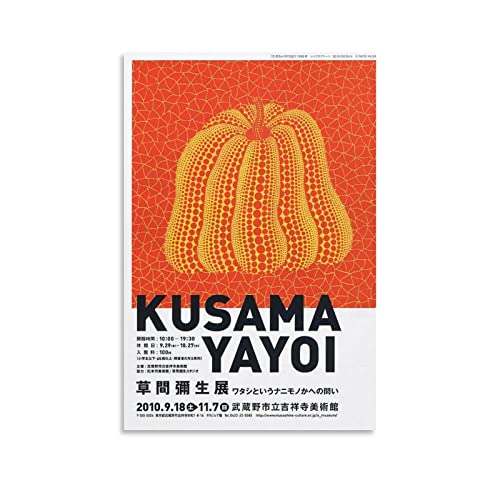 Yayoi Kusama Poster Dekorative Malerei Leinwand Wandkunst Wohnzimmer Poster Schlafzimmer Malerei, Leinwand Kunst Poster Und Wandkunst Bilddruck Moderne Familienzimmer Dekor 16x24inch(40x60cm) von KNOTSS