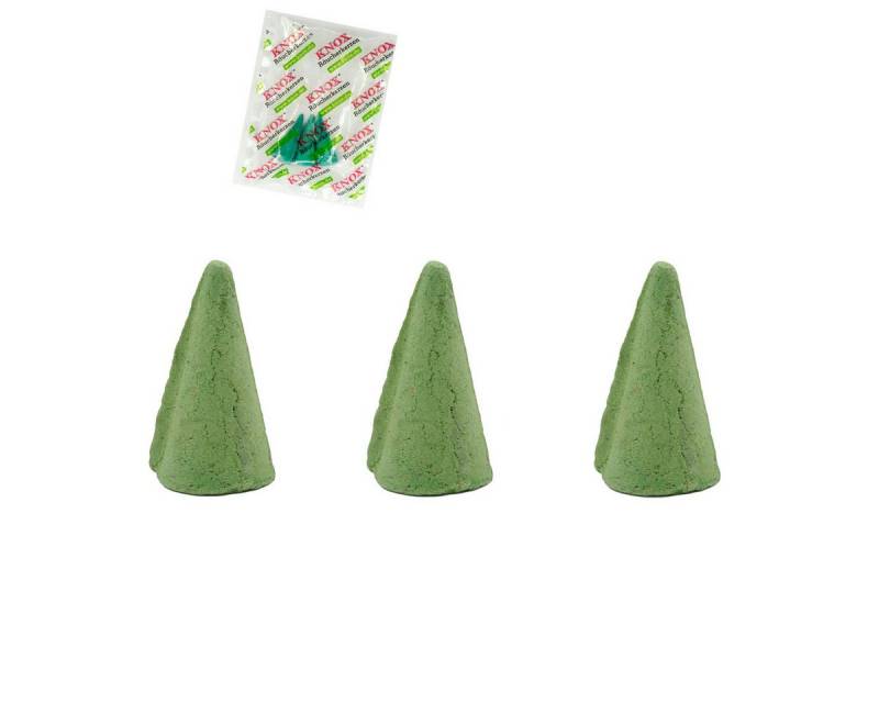 KNOX Duftkerze Räucherkerzen XXL Riesen 3er Set - Tanne - Inkl. 3x Meeresbrise, Angenehmer Duft für 30-40 Minuten - Made in Germany KNOX Duftkerze Räucherkerzen XXL Riesen 3er Set - Tanne - Inkl. 3x Meeresbrise, Angenehmer Duft für 30-40 Minuten - Made in Germany von KNOX