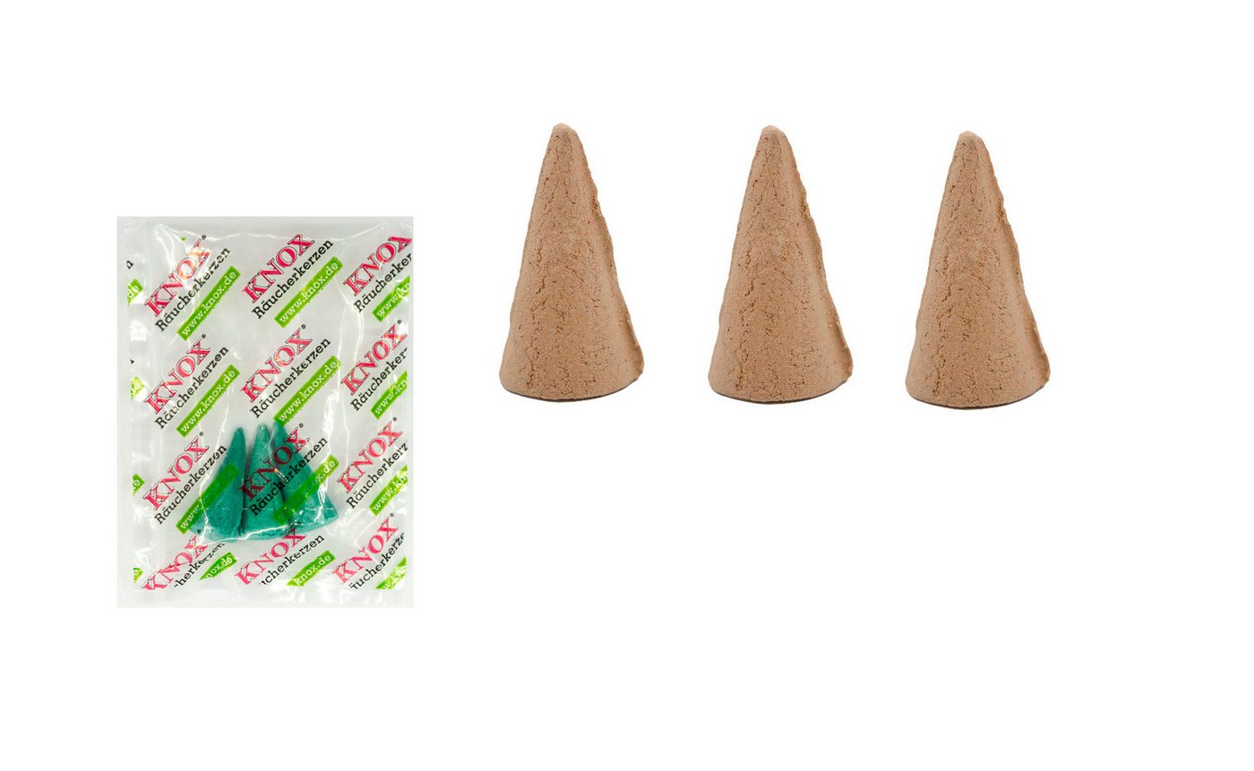 KNOX Duftkerze Räucherkerzen XXL Riesen 3er Set - Vanille - Inkl. 3x Meeresbrise, Angenehmer Duft für 30-40 Minuten - Made in Germany KNOX Duftkerze Räucherkerzen XXL Riesen 3er Set - Vanille - Inkl. 3x Meeresbrise, Angenehmer Duft für 30-40 Minuten - Made in Germany von KNOX