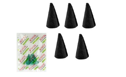 KNOX Räucherkerzen - 5er Set Weihrauch - Düfte: 5X Weihrauch - Menge: 120 inklusive 3 Räucherkerzen als Proben vom Duft Meeresbriese - Made in Germany von KNOX