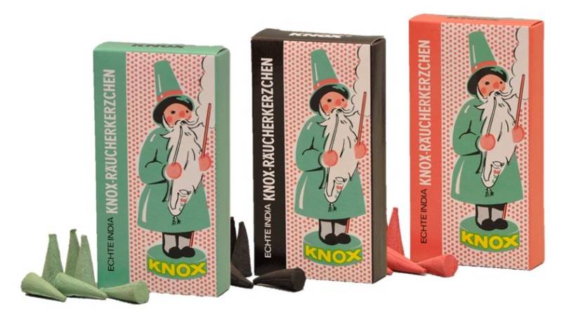 Knox Räucherkerzen - Ostalgie-Design 24 Stück von KNOX