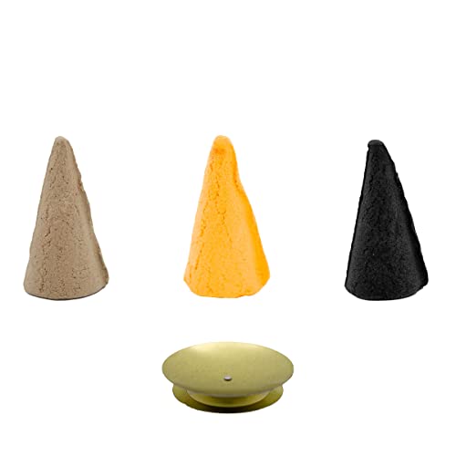 KNOX XXL Räucherkerzen - 3er Set Duftmischung Aromatisch - Düfte: Opium, Orange, Vanille - Menge: 3 Stück - Made in Germany von KNOX