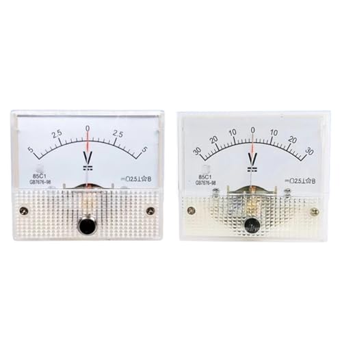 1 stück 85C1-±500VPointer typ bidirektionale voltmeter 5V10V20V30V50V100V positive und negative voltmeter(100V) von KNUUXHDDK