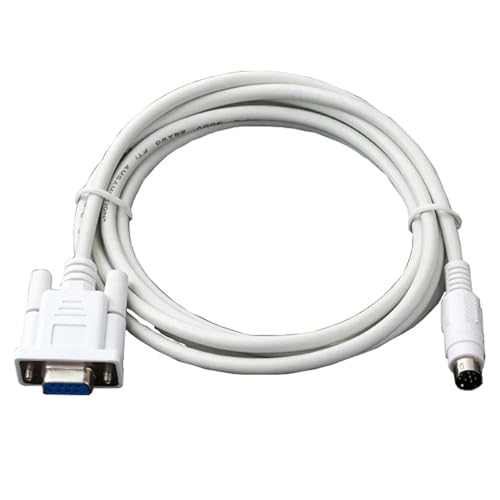 1 stück MD204-FX OP320 OP320-A for MD204L OP320-FX Touch Panel HMI for FX Serie Programmierung Kabel(White 2M) von KNUUXHDDK