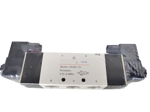 1 stück PneumaticControl Magnetventil 4V410-15 4V420-15 4V430C-15 4V430E-15 4V430P-15(4V420-15,DC 24V) von KNUUXHDDK