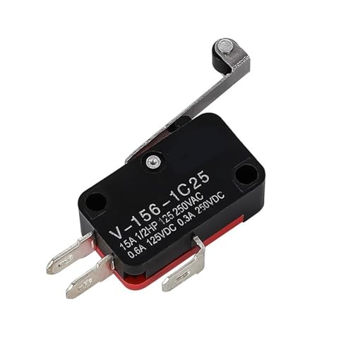 1 stücke Micro Endschalter V-156-1C25 Lange Scharnier Roller Momentary SPDT Snap Action von KNUUXHDDK